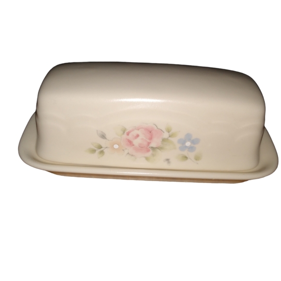 Pfaltzgraff Kitchen Vintage Pfaltzgraff Tea Rose Butter Dish Poshmark
